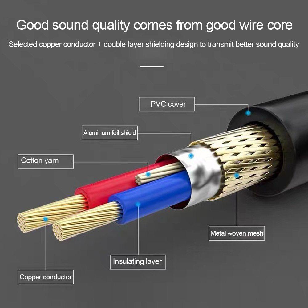 MYRONGVN Dây Cáp Khuếch Đại Âm Thanh Cho Micro