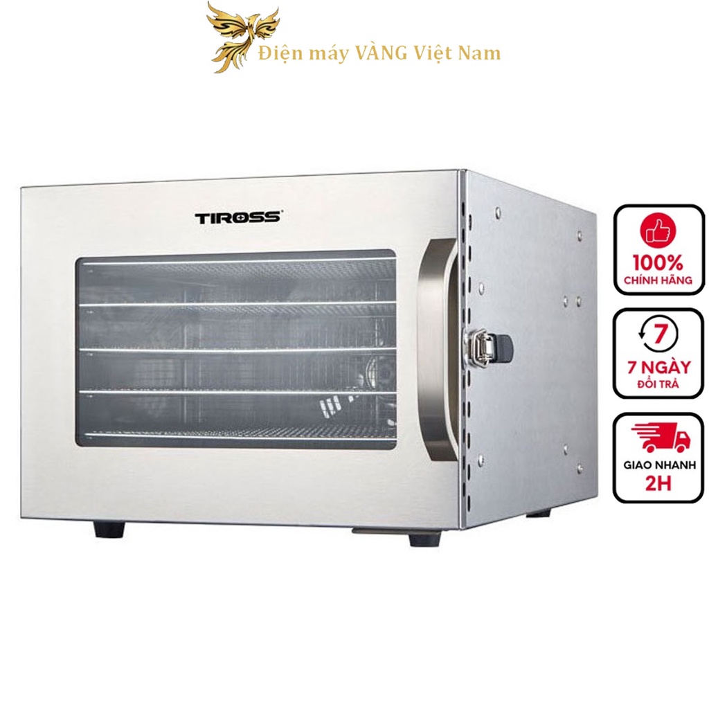 Máy sấy hoa quả thực phẩm Tiross TS-9683 6 khay sấy inox