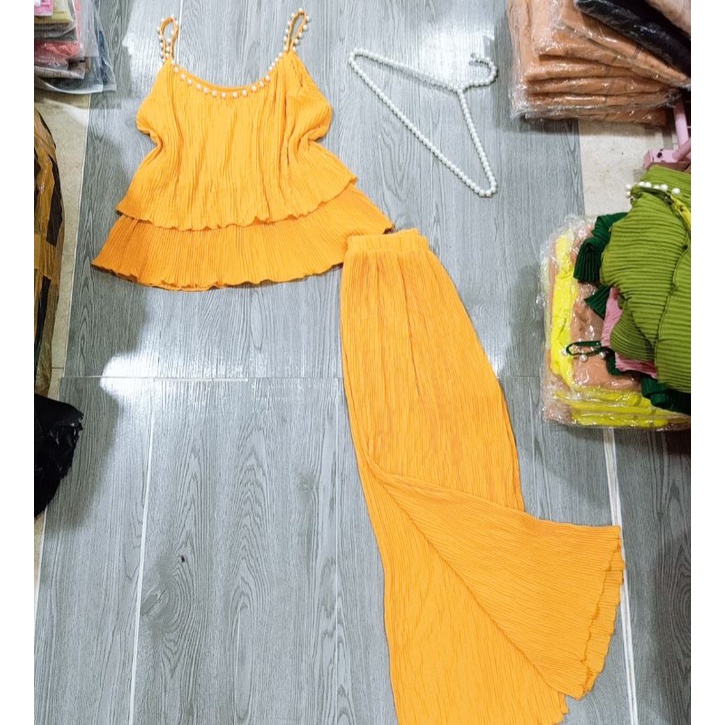 Set 2 dây suông dập li đính ngọc tầng ( hình thật siêu đẹp )