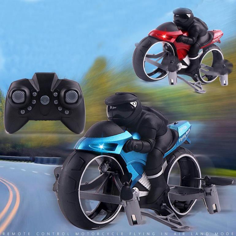 Moto bay điều khiển nhào lộn 360 độ đa hướng, biểu diễn trên không, đồ chơi điều khiển từ xa giá rẻ