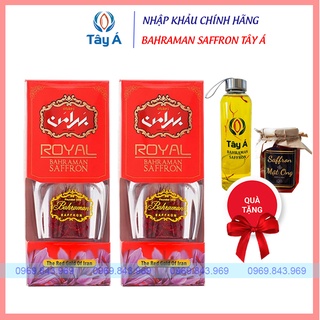 Nhụy Hoa Nghệ Tây - Baharaman Saffron Tây Á Loại Super Negin Sợi To, Dài, Đỏ - Nhập Khẩu Chính Ngạch Iran