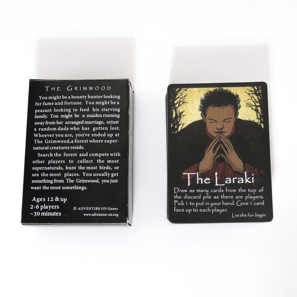 Bộ bài The Grimwood Card Game Nifoki