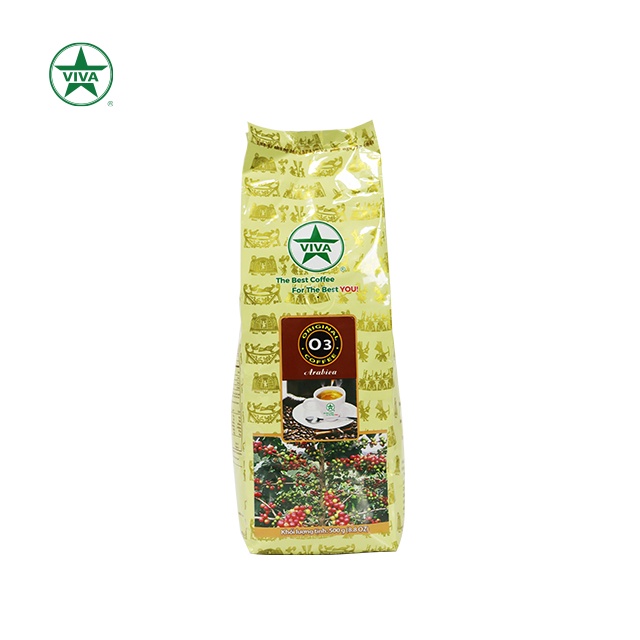 Cà Phê Nguyên Chất ORIGINAL 3 VIVA STAR COFFEE -  Hạt  Arabica Sẻ - Rang Vừa - Gói 500gr,1000gr