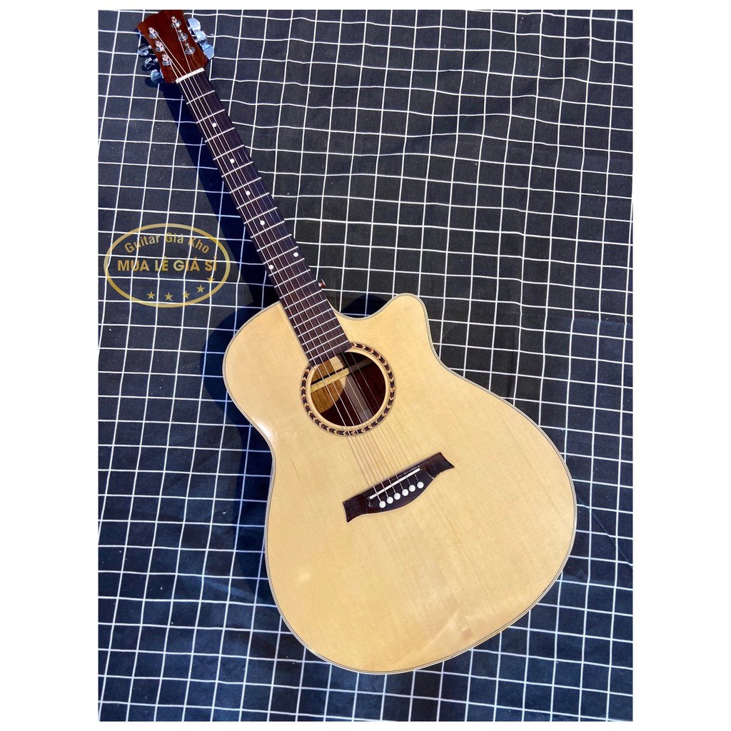 Đàn Guitar Acoustic gỗ thịt Việt Nam giá sỉ GK-11 full solid