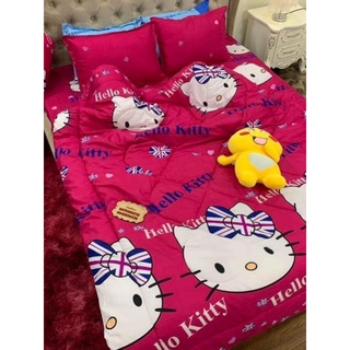 Bộ ga gối phao poly cotton 5 món