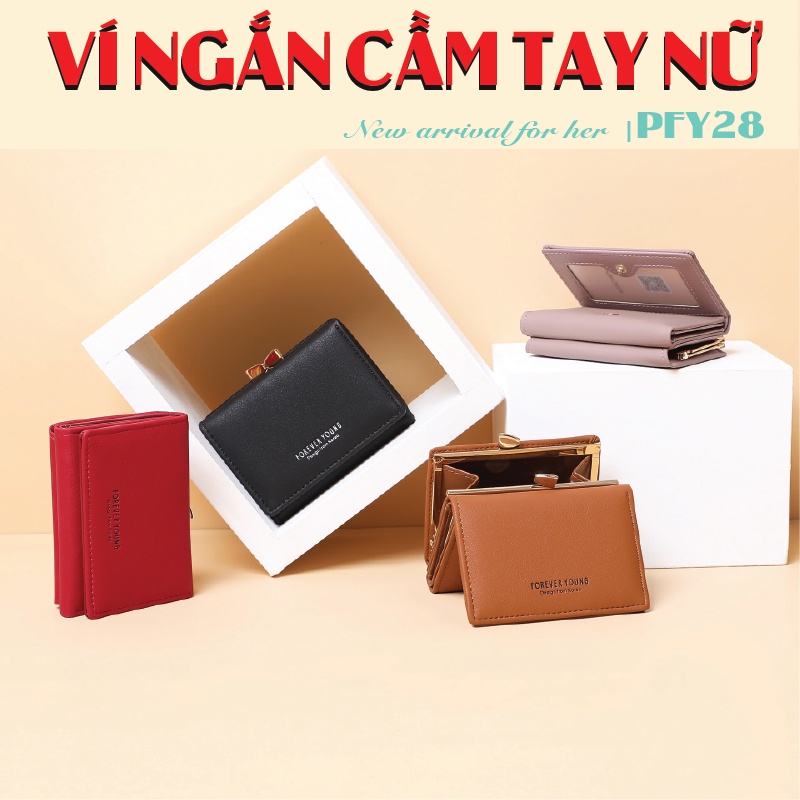 Ví da nữ cao cấp chính hãng PERFECT FOR YOU mini cầm tay thời trang đựng tiền nhỏ gọn dễ thương PFY28 - GUTADO