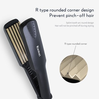 Máy Bấm Tóc Dập Xù Kemei KM332
