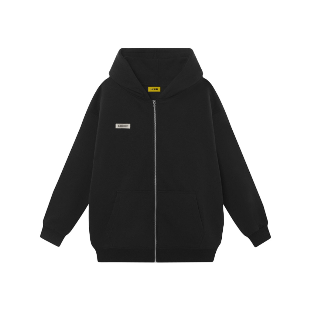Áo Hoodie BASIC KHÓA ZIP nỉ bông mũ 2 lớp nam nữ unisex - LOCAL BRAND