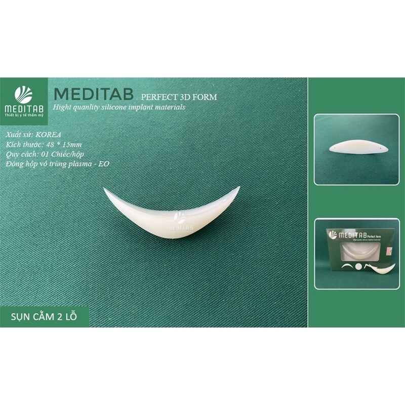 SỤN CẰM MEDITAB 2 LỖ
