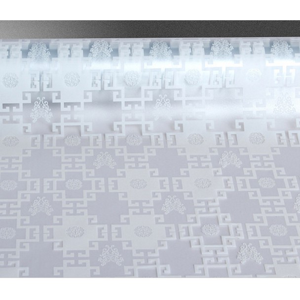 Cuộn 5M PVC giấy dán kính mờ ( KHỔ 45CM ) – vuông trắng sang trọng LK061