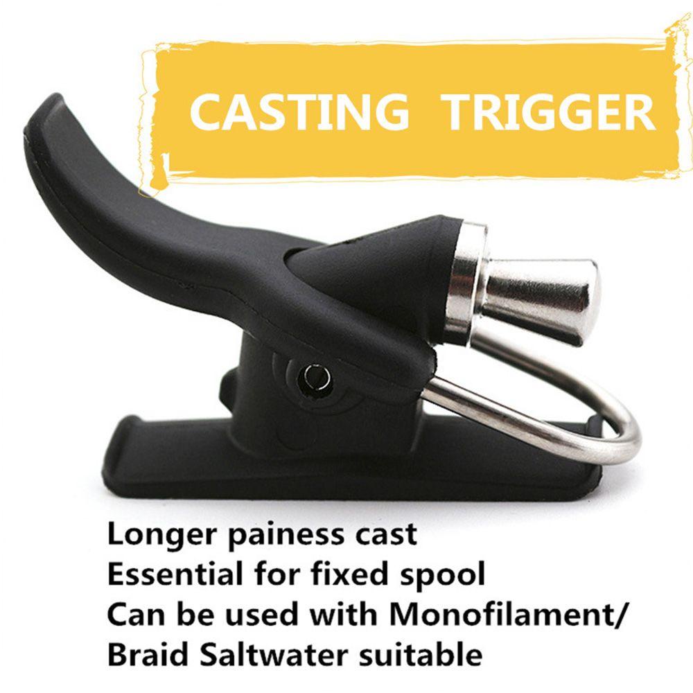 YNATURAL Fishing Launch Gun Marine Fishing Fish Finger Protector Trigger Barrel Clip Surfing Casting Tool