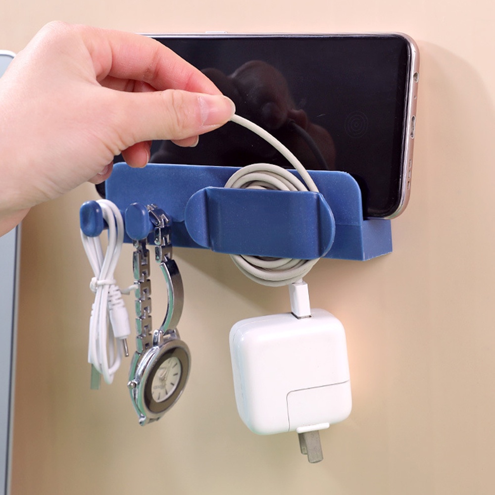 Móc Treo Đồ Gắn Tường Không Đục Lỗ Chống Nước Chống Bụi Họa Tiết Hoạt Hình Dễ Điều Chỉnh