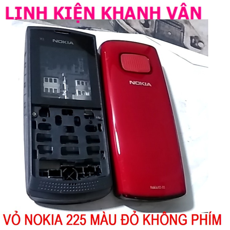 VỎ NOKIA 225 MÀU ĐỎ KHÔNG PHÍM