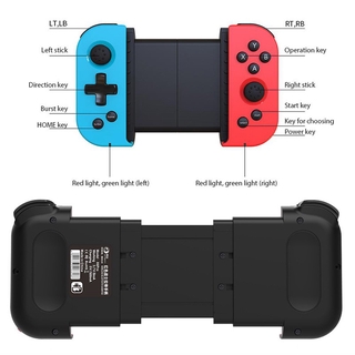 【Ready Stock】 New Arrival Wireless Telescopic Bluetooth Game Controller Wireless Gamepad Joystick For Android IOS Phone With USB Cable 【Veel】