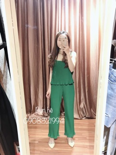 Set 2 dây quần ống suông xếp li