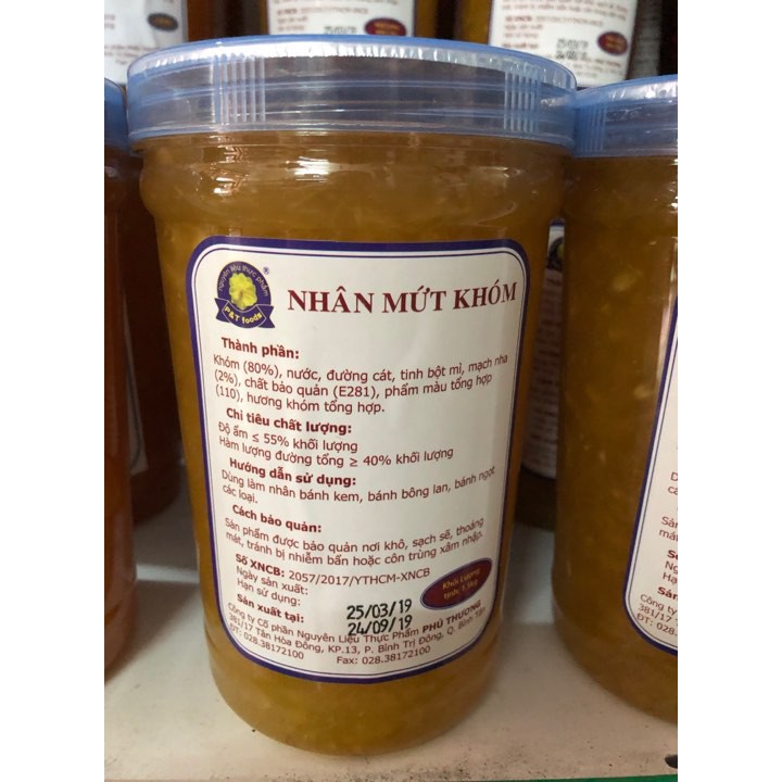 Mứt Phú Thương hộp 1.5kg