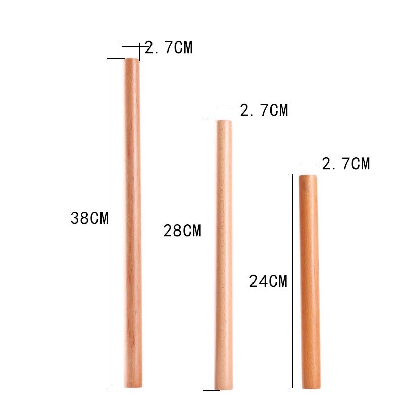 Cán Bột Gỗ Mập - giao 1 cái ngẫu nhiên