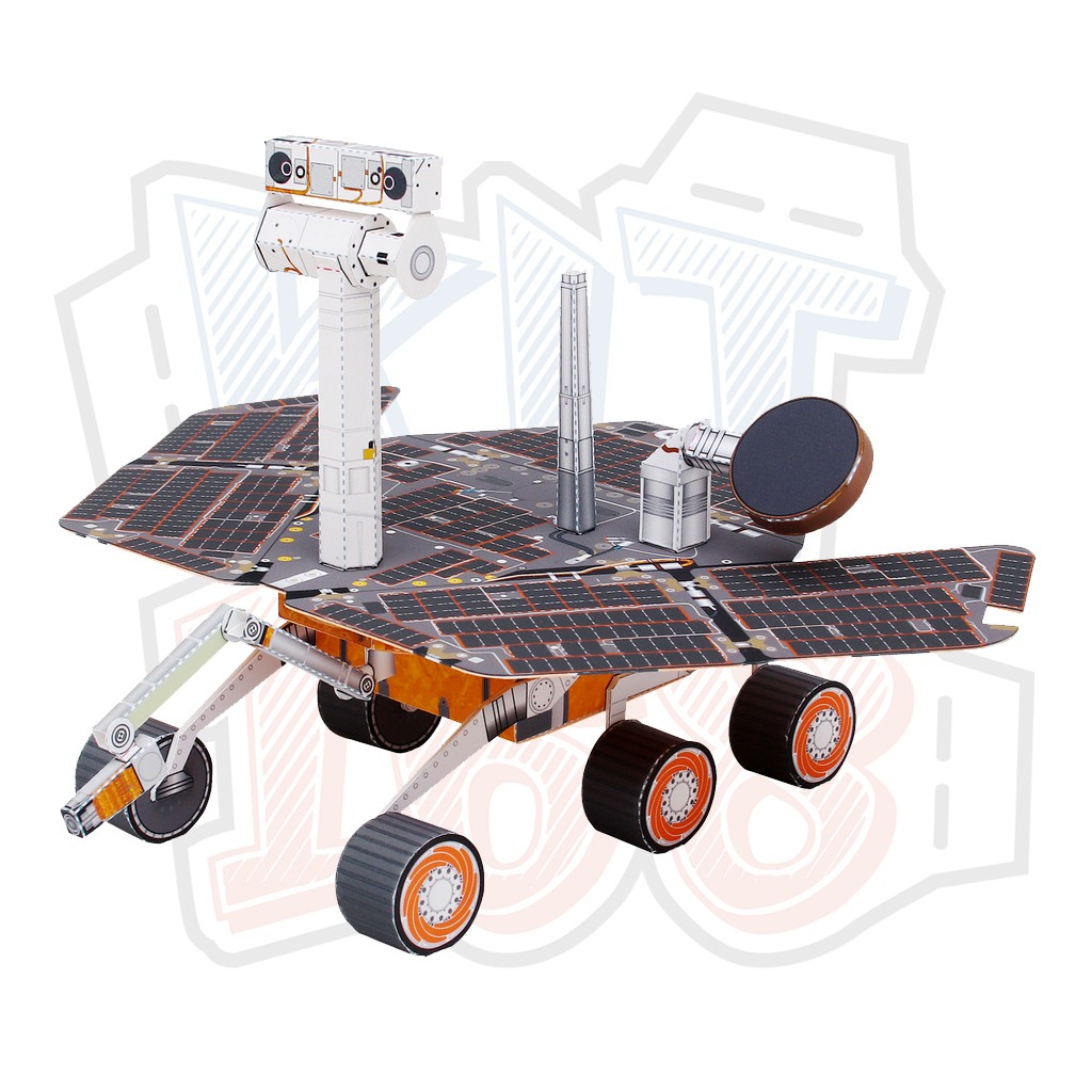 Mô hình giấy đồ vật đồ chơi Mars Exploration Rove