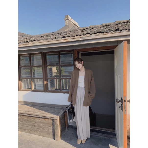 Áo khoác cardigan len