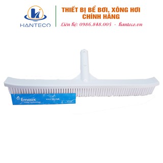 Chổi cọ bể bơi Emaux - Cán nhựa ABS màu trắng