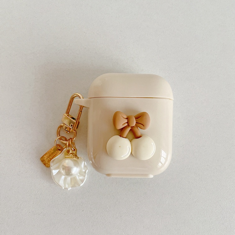 Vỏ Bảo Vệ Hộp Sạc Tai Nghe airpods 1/2 pro Bằng tpu Dẻo Họa Tiết Hoạt Hình Dễ Thương Kèm Dây Đeo Tiện Dụng