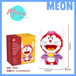 Xếp hình Doremon - Lego miniblock doraemon size L