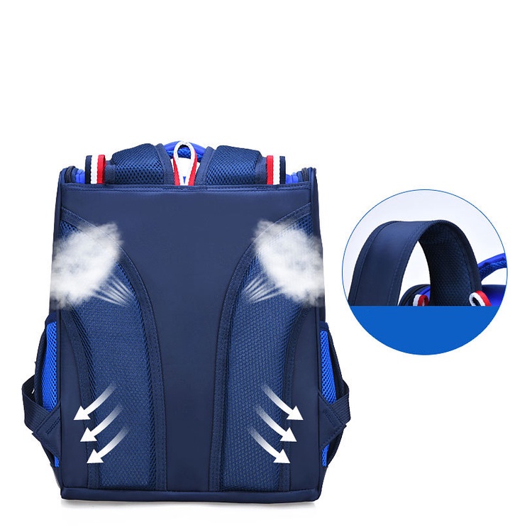 [Freeship] Balo trẻ em tiểu học chống gù lưng thời trang, Chống Nước, BALO CHỐNG GÙ LƯNG CHO BÉ NẮP GẤU NHIỀU MÀU