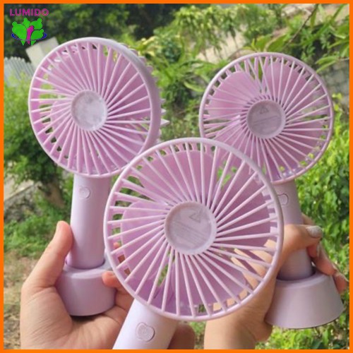 QUẠT MINI TÍCH ĐIỆN CẦM TAY N9 CÓ ĐẾ LUMIDO | BigBuy360 - bigbuy360.vn