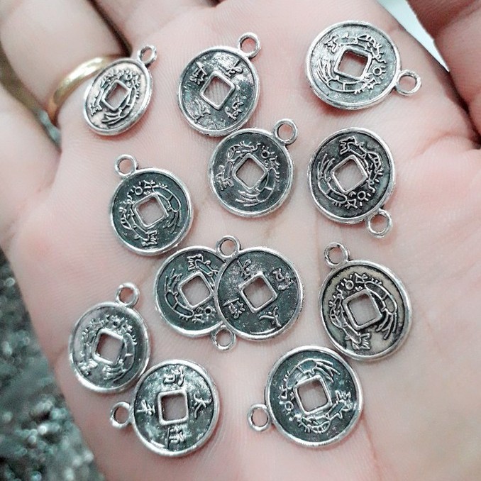 charm đồng tiền phụ liệu handmade 25k / 50 gram / Nguyên Liệu Handmade ]