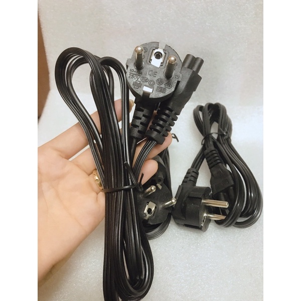 Dây nguồn laptop tròn 1.5m,dây laptop dẹt,dây nguồn laptop xám, dây nguồn laptop 3 lỗ, sản phẩm chất lượng cao.