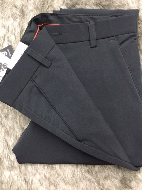 Quần Tây Âu Màu Xám Đen Ống Côn Vải Giản | BigBuy360 - bigbuy360.vn