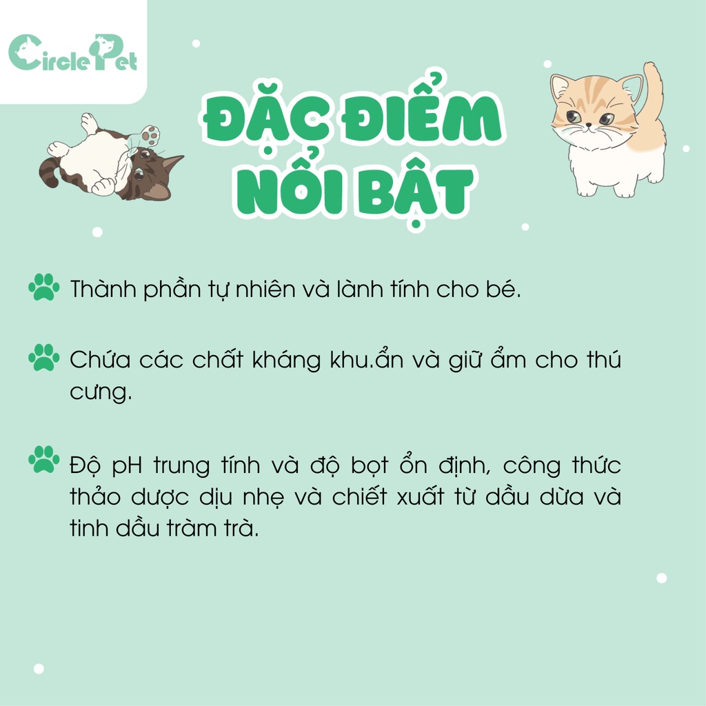 Sữa Tắm Giữ Ẩm Và Kháng Khuẩn Cho Thú Cưng Bayopet 275ml - Circle Pet
