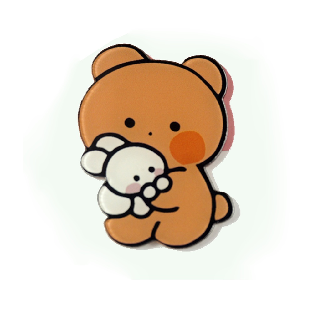 Sticker Các loại Siêu Đáng Yêu Siêu Cute Như Cô Gái Gấu Đính Kèm Cho Túi Balo Hay Quần Áo