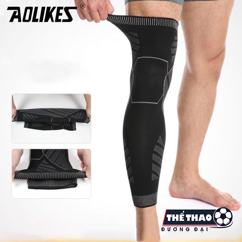 Bó Gối Dài Aolikes 7060 - Bảo Vệ Đầu Gối, Đùi, Băp Chân Cao Cấp, Hỗ Trợ Tập Luyện Thể Thao (1 Chiếc)