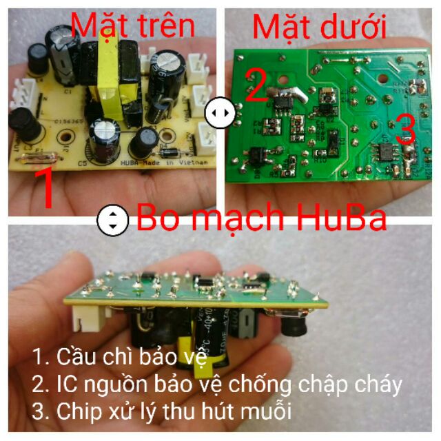 Đèn diệt muỗi HuBa - 2 năm bảo hành