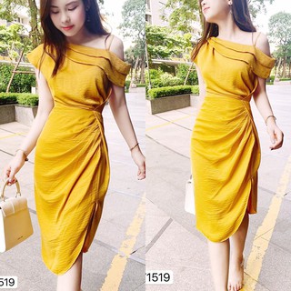Đầm body nhúm eo