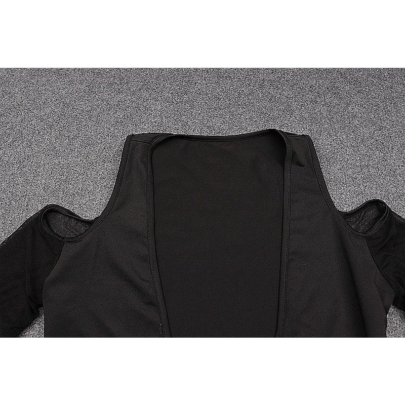 Áo Kiểu Tay Dài Cổ Chữ V Hở Vai Quyến Rũ Hợp Thời Trang Cho Nữ