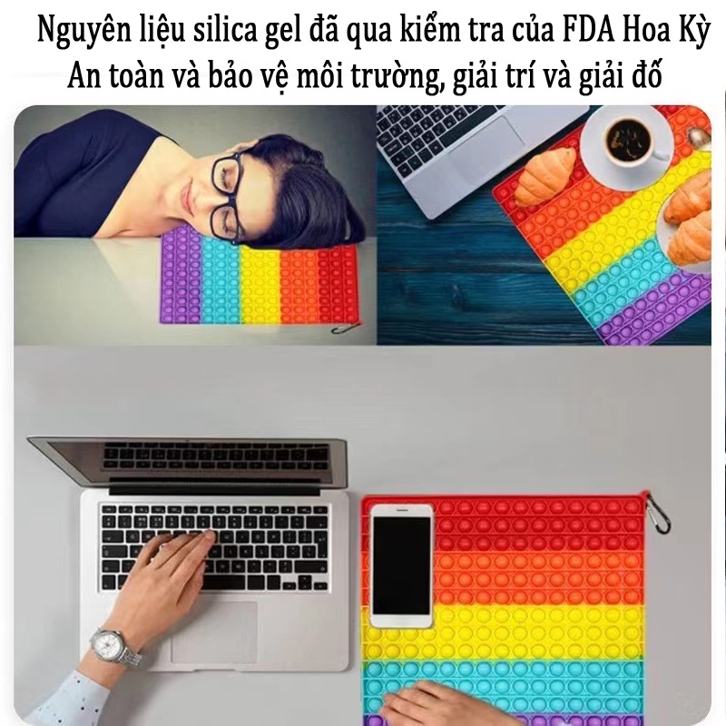 Đồ Chơi Pop It Fidget Giảm Stress Bản Cheese Board