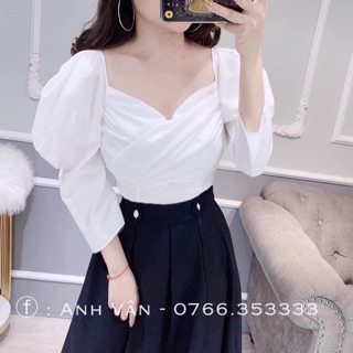 Áo sơ mi tay bồng