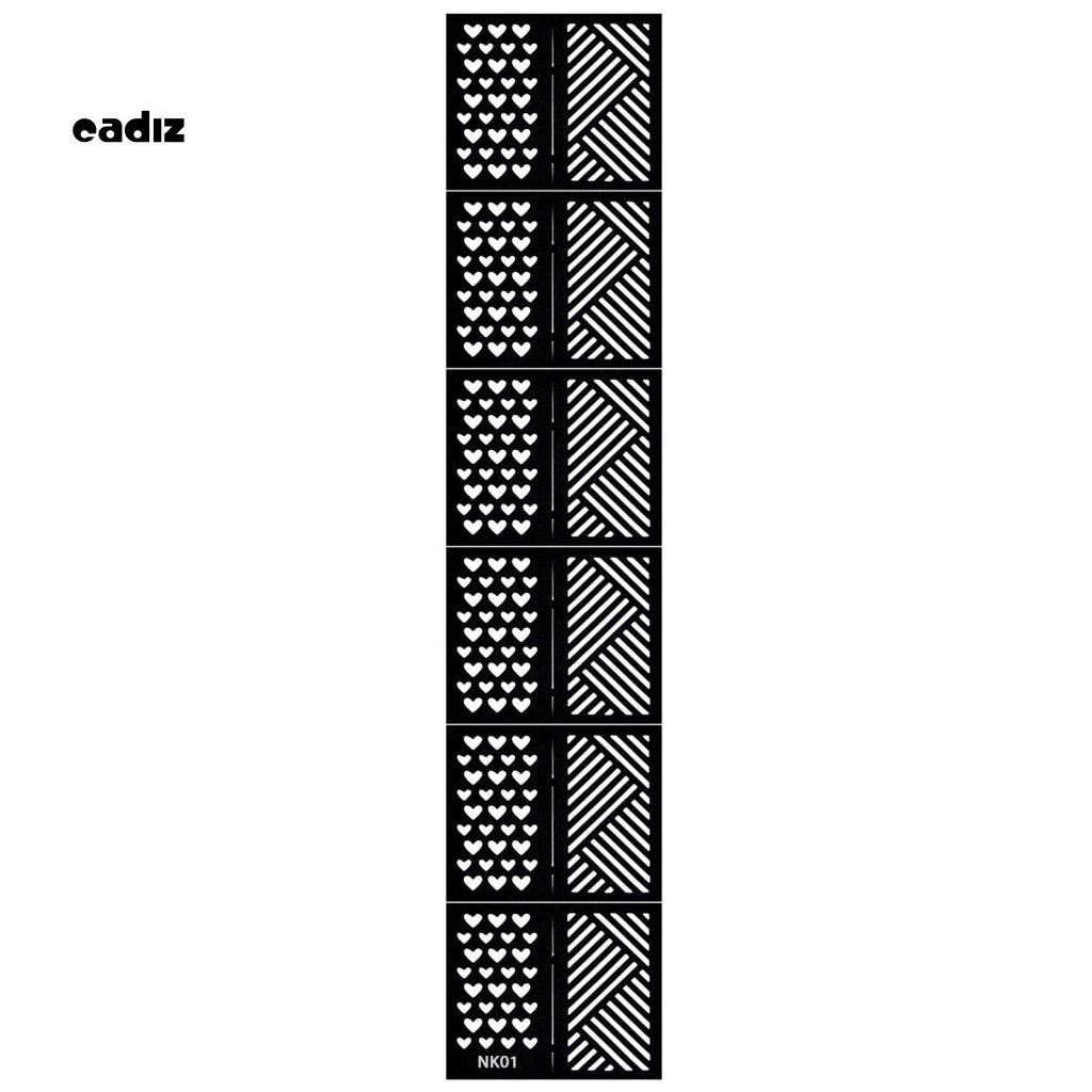 Khuôn In Họa Tiết Trang Trí Móng Tay Nghệ Thuật