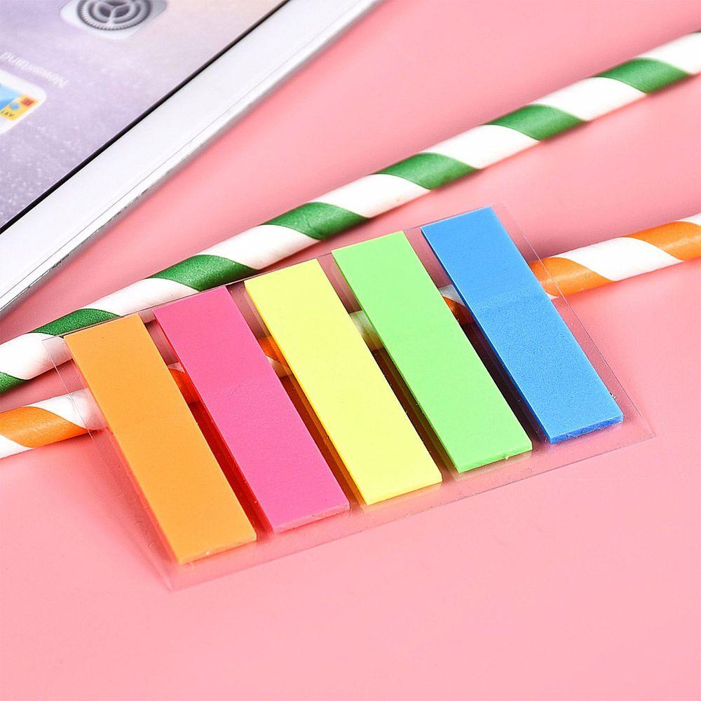Giấy Note Ghi Chú Hình Quả Dứa Màu Dạ Quang Tiện Dụng Cho Văn Phòng/ Trường Học