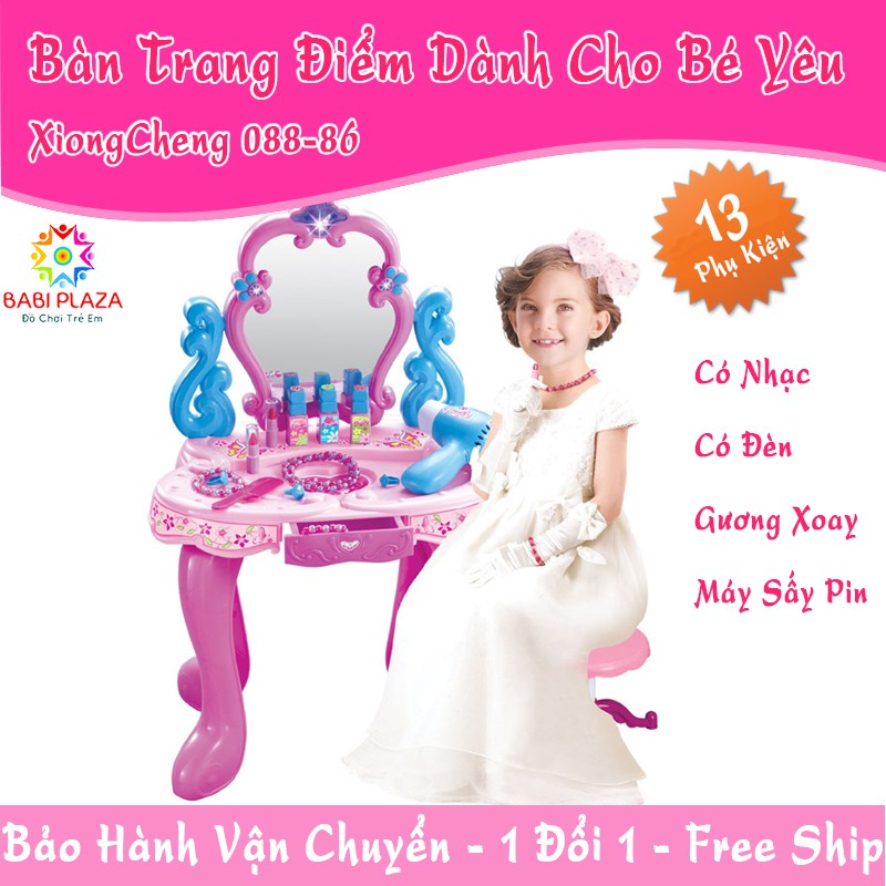 Bàn Trang Điểm Dành Cho Bé Yêu XIONGCHENG 008-86 – Đồ chơi nhập vai dành cho bé gái