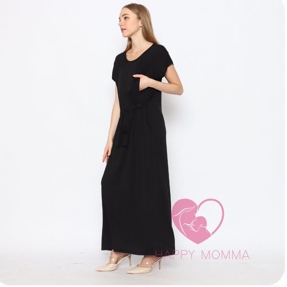 Giá. Happymomma - Đầm mở bên trái phải thân thiện với môi trường cho phụ nữ mang thai | Quần áo trẻ trung năng động
