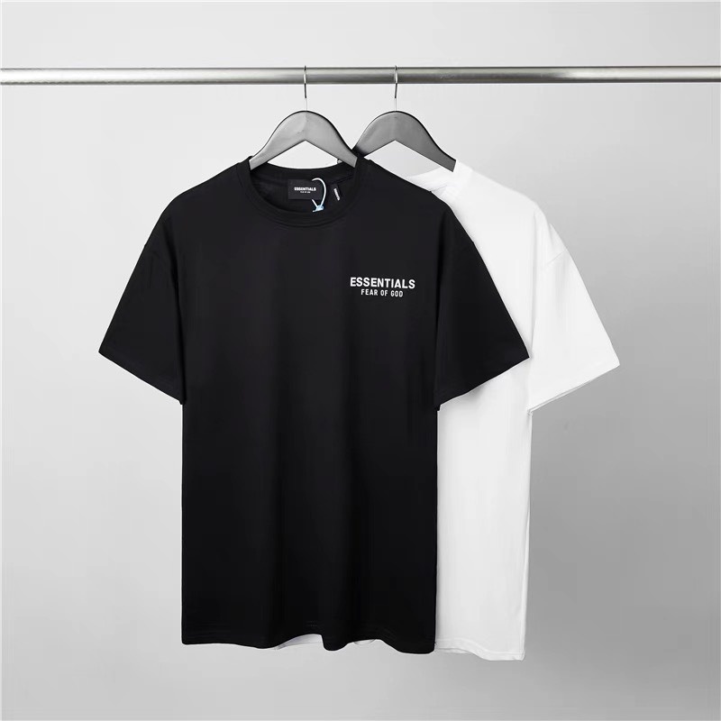 Áo thun unisex essentials basic tee phom rộng tay lỡ dành cho nam nữ shophienmai D034