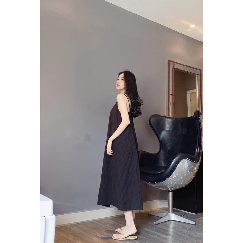[Mã WASTNICE giảm 10% tối đa 10K đơn 50K] Váy 2 Dây - Váy maxi đan lưng chất đũi siêu mát | BigBuy360 - bigbuy360.vn