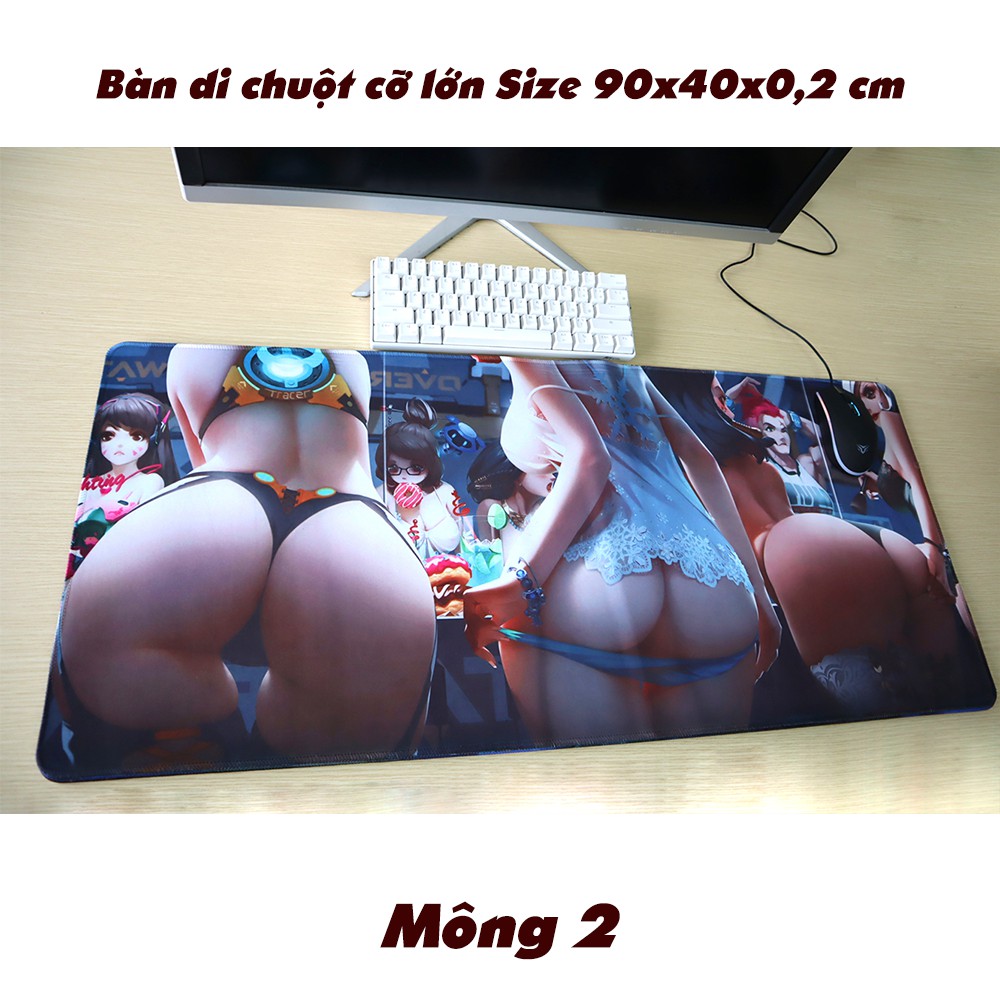 Lót chuột OverSize 90x40x0,2cm Siêu Đẹp