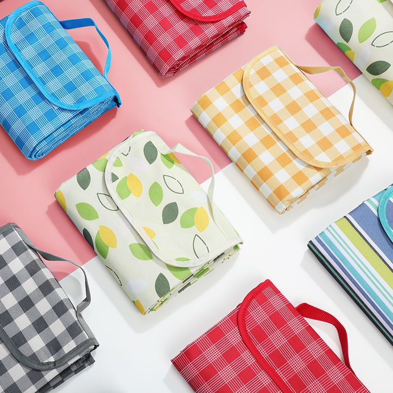 Thảm du lịch gấp gọn, thảm dã ngoại picnic, tấm trải du lịch gấp gọn chống thấm nước, du lịch đi biển, bạt du lịch
