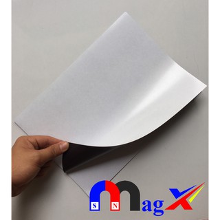 Nam Châm Dẻo Có Keo - Tấm A4 Dày 0.5mm Cao Su Từ Tính