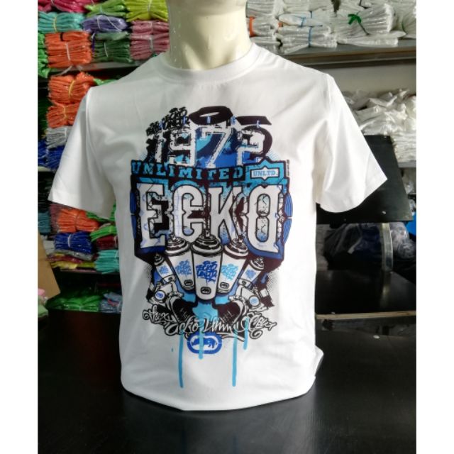 Áo thun ecko chảy sơn