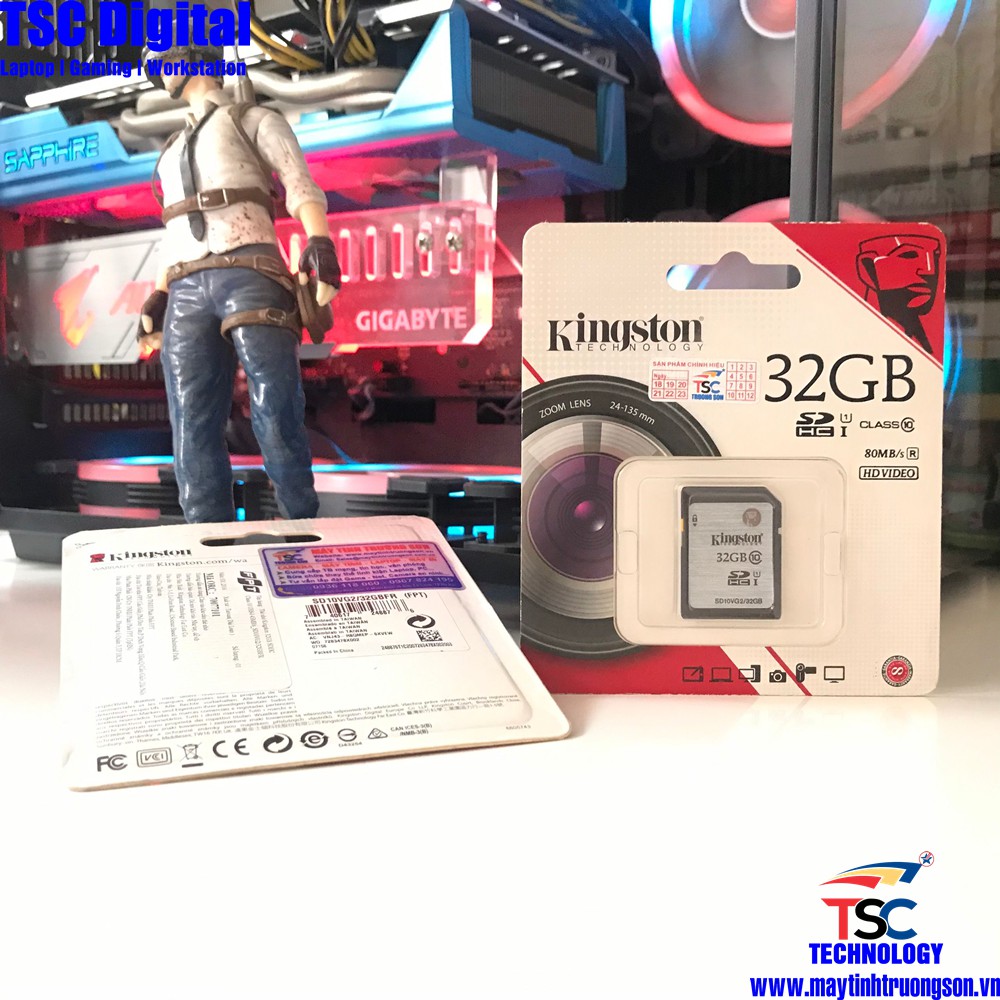 Thẻ Nhớ KINGSTON 32GB SDHC CLASS 10 UHSI 45MB/S_SD10VG2/32GBFR